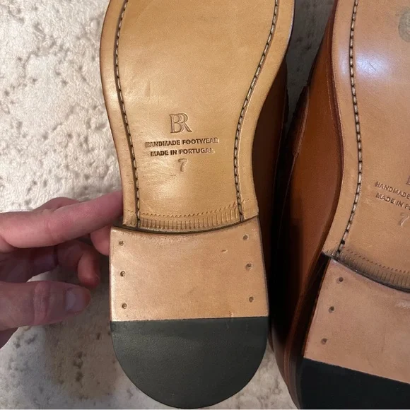 NWT Banana Republic NAVARRE PENNY LOAFER Cognac Leather Loafers Women Size 7 - Picture 13 of 14